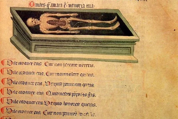 Folio XXVII del Llibre Vermell de Montserrat