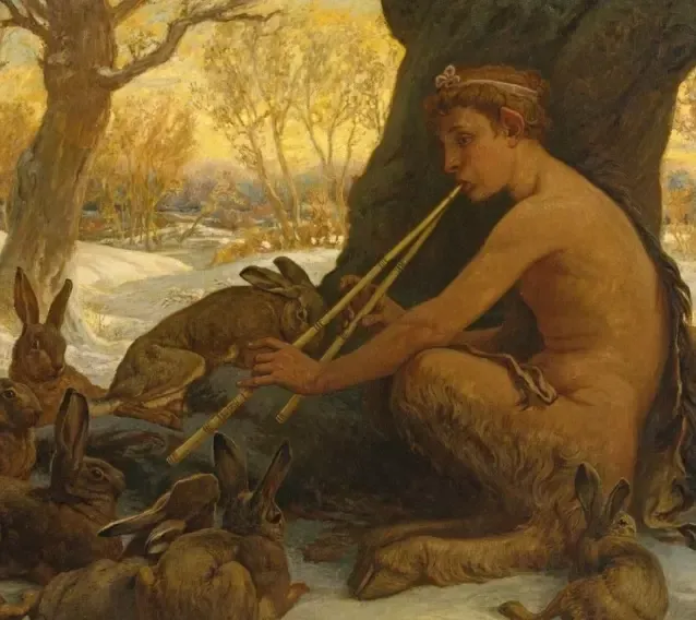 Marsías tocando el aulos